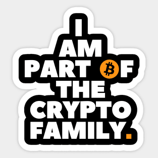 Crypto family Sticker